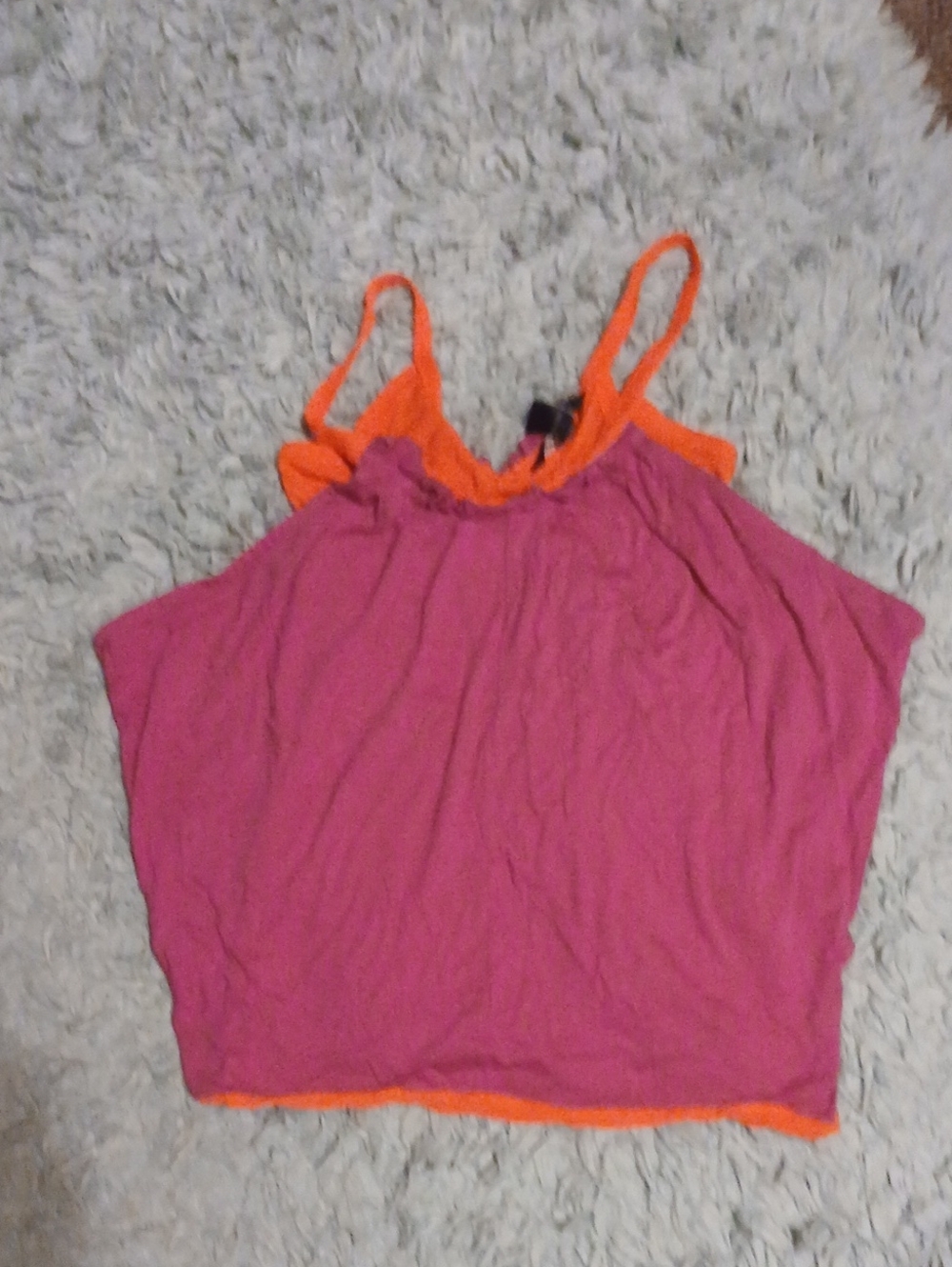 Marc by Marc Jacobs Pink Camisole with Orange Trim